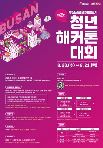 제2회 부산 글로벌허브도시 청년 해커톤 대회'